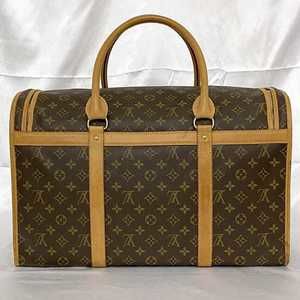 Louis Vuitton Pet Canvas Chillen Tan Monogram Carrier Brown Sac